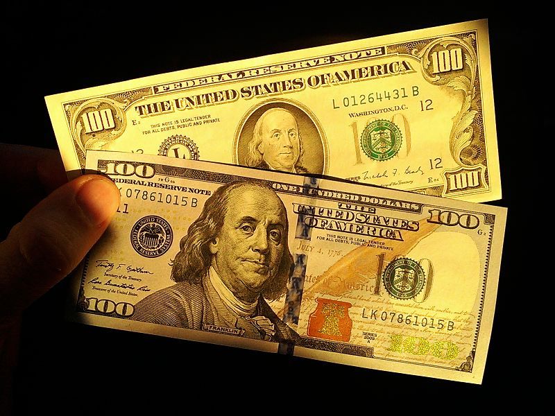 File:US100DollarBills-Old&2013.jpg