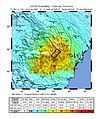 USGS ShakeMap for the 1977 event.