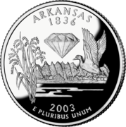 State quarter for Arkansas