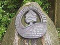 Commemorative plaque of Tytus Działyński, who founded the Kórnik Arboretum