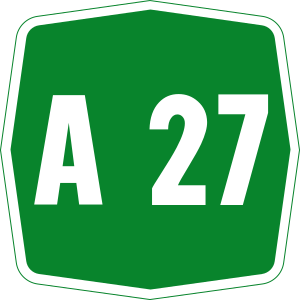 File:Autostrada A27 Italia.svg