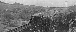 Porter locomotive #873, in service near Congress in the early 1900s.