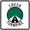 Creek Turnpike shield