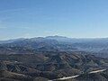 View of Cuyamaca Peak from North Fortuna Mountain in San Diego.