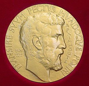 Fields Medal, front, by Stefan Zachow (edited by King of Hearts)