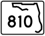 State Road 810 marker