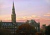 Healy Hall is the school's most iconic building.