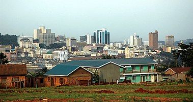 Kampala skyline