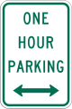 R7-5 One hour parking