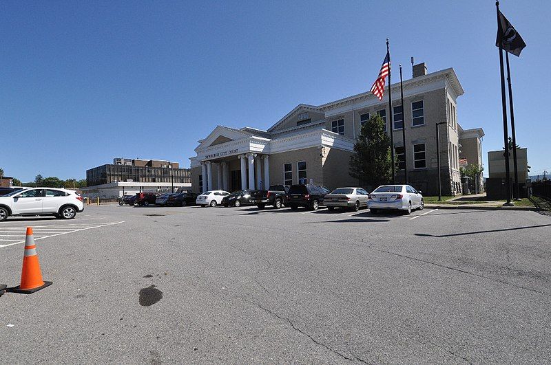 File:NewburghNY CityCourtBackSideWithParkingLot.jpg