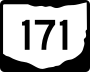 State Route 171 marker