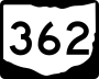 State Route 362 marker