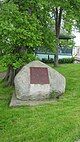 Plaque commemorating the series of forts that were built at this site