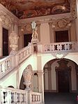 Staircase of the Clam-Gallas Palace in Prague by Johann Bernhard Fischer von Erlach, 1714–1718.