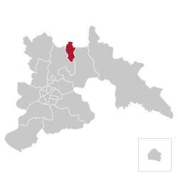 Location of Unjong-guyok within Pyongyang