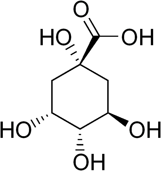 File:Quinic acid.png