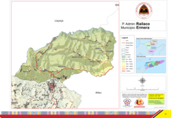 Official map of the Administrative post