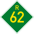 Provincial route R62 shield