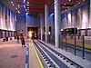 The platforms at SDSU Transit Center