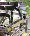 Bucket wheel detail showing actual buckets use