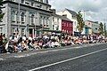 A section of the crowd waits for the parade to begin, Galway Arts Festival Parade 2007