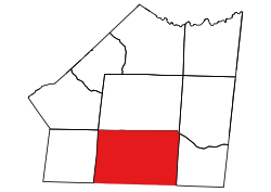 Location of Buford Township in Union County