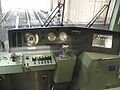 Driver's cab of a later-model 6000 series trainset, showing modifications made for improved visibility