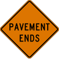 CW8-3 Pavement ends