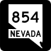 State Route 854 marker