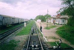 Train station in Krasny Kholm