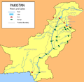 Major rivers and Lakes of Pakistan