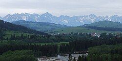 Trybsz, Tatras in the background