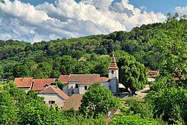 The church in Voillans