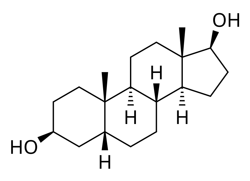 File:3β,5β-Androstanediol.svg