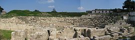 The first ancient theatre of Larissa