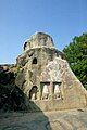 Buddhist reliefs on the outside