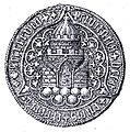 City seal of Bergen, 1531.