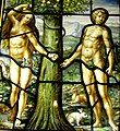 Cliffe Castle Museum, Adam and Eve window, Stained Glass gallery.