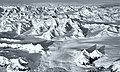 Columbia Peak and Mt. Defiant (centered) with Great Nunatak in lower right. (from south)