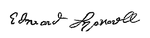 Edward Howell Signature