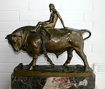 Europa carried away by a bull by Lilli Wislicenus