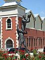 Image 55Statue in Fremantle of an Australian rules footballer taking a spectacular mark (from Culture of Australia)