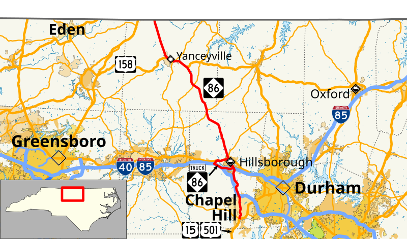 File:NC 86 map.svg