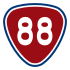 Provincial Highway 88 shield}}