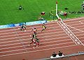 Image 10The 100 m final at the 2008 Summer Olympics (from Track and field)