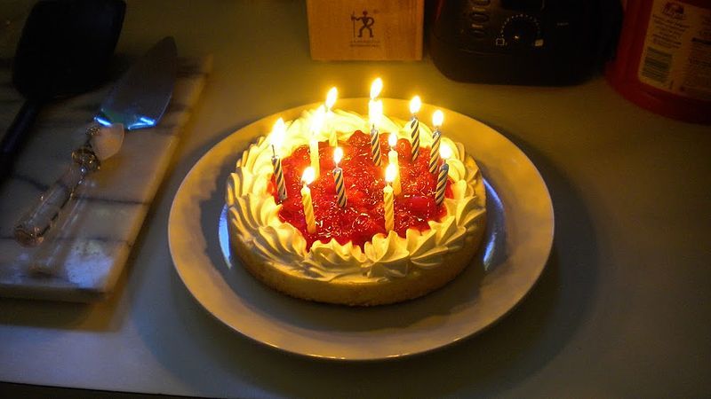 File:Birthday Cheesecake.JPG