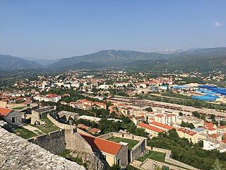 A view of Knin from Knin Fortress