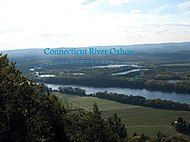 Connecticut River Oxbow, photo taken from Skinner State Park on Mount Holyoke