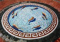 Gary Drostle, Fishpond mosaic (1996). Location?