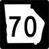 State Route 70 marker